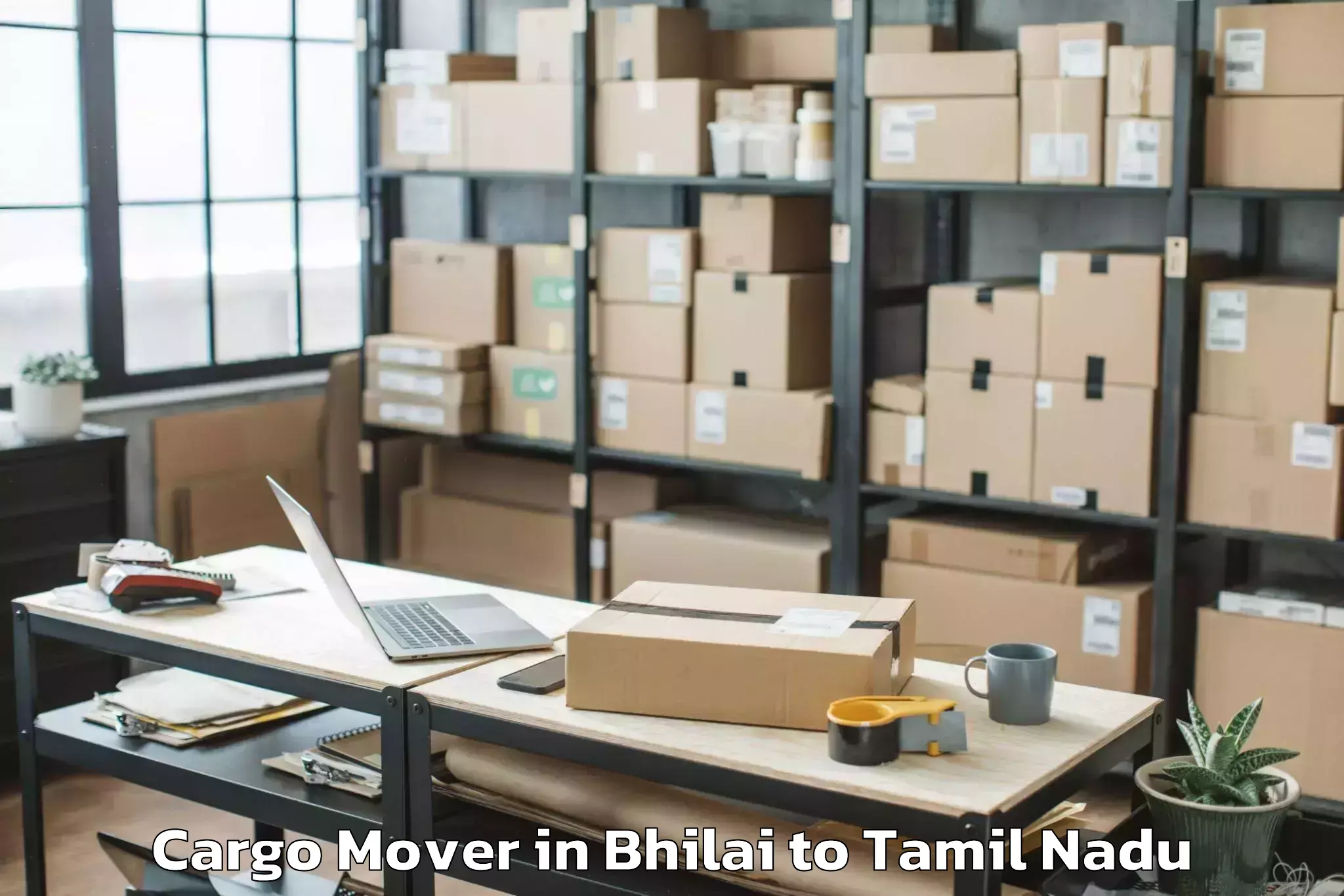 Leading Bhilai to Karambakkudi Cargo Mover Provider